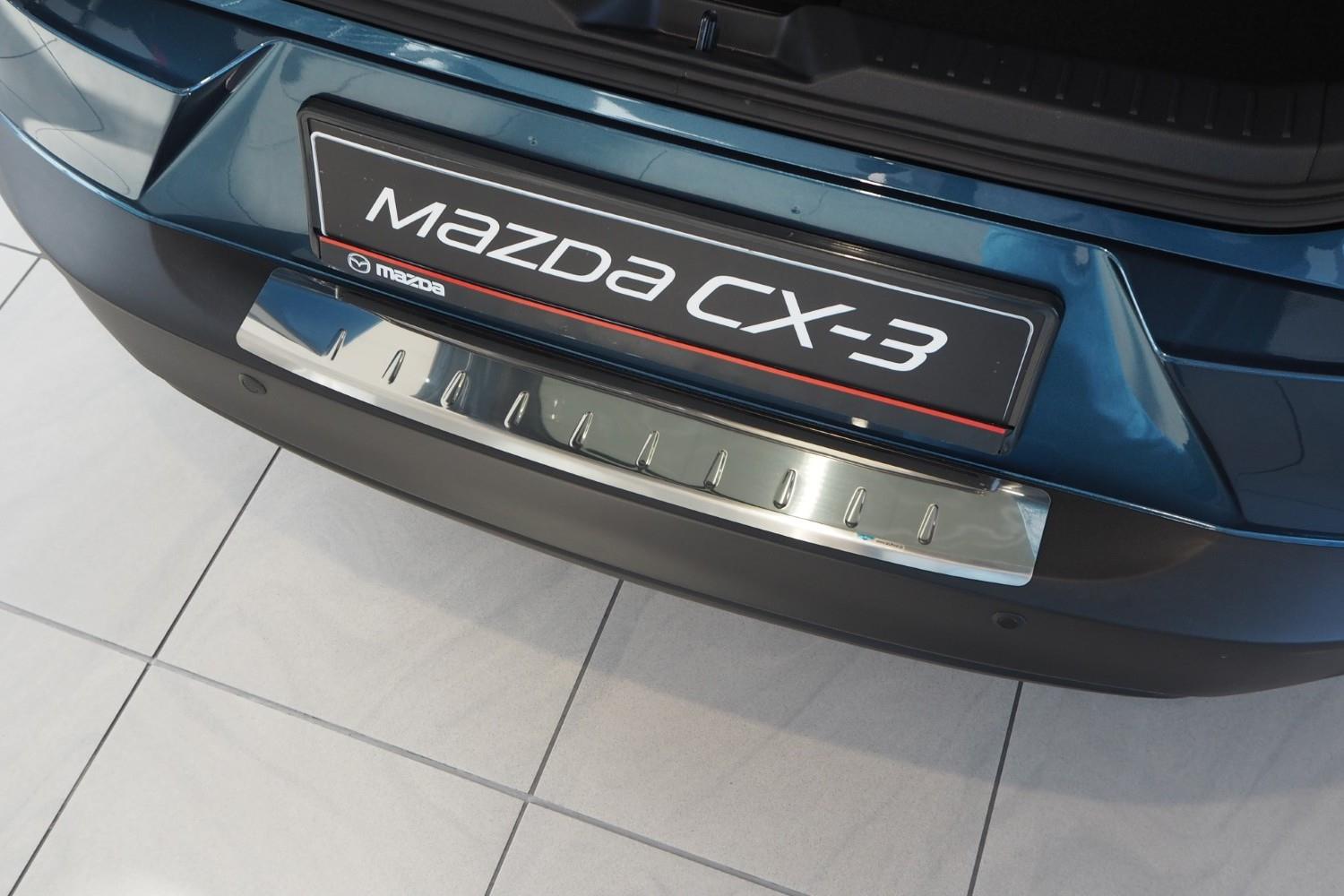 Ladekantenschutz Mazda CX-3 Edelstahl Hochglanz