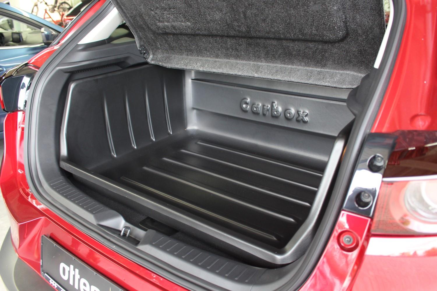 Boot liner suitable for Mazda CX-3 2015-present Carbox Classic YourSize 92 x 70 high wall