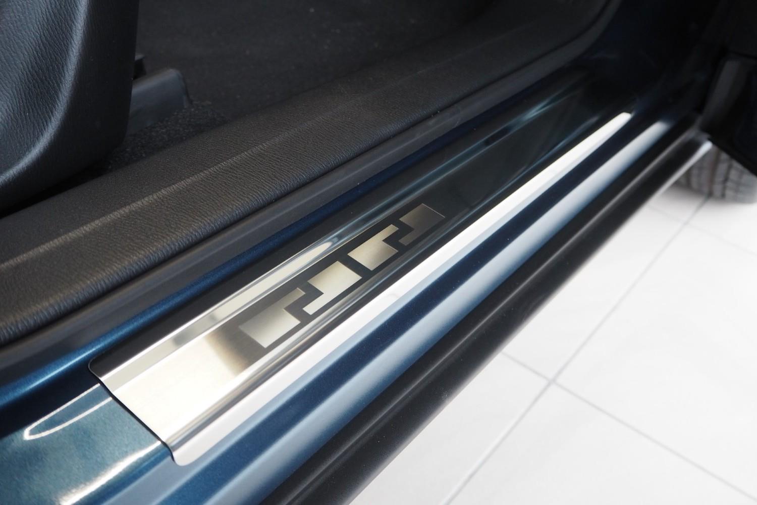 Seuils de portes Mazda CX-3 2015-2022 acier inox brossé