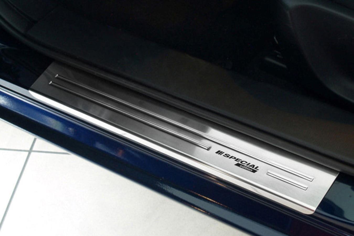 Seuils de portes Mazda6 (GJ-GL) 2012-présent 4 portes tricorps acier inox brossé 4 pièces