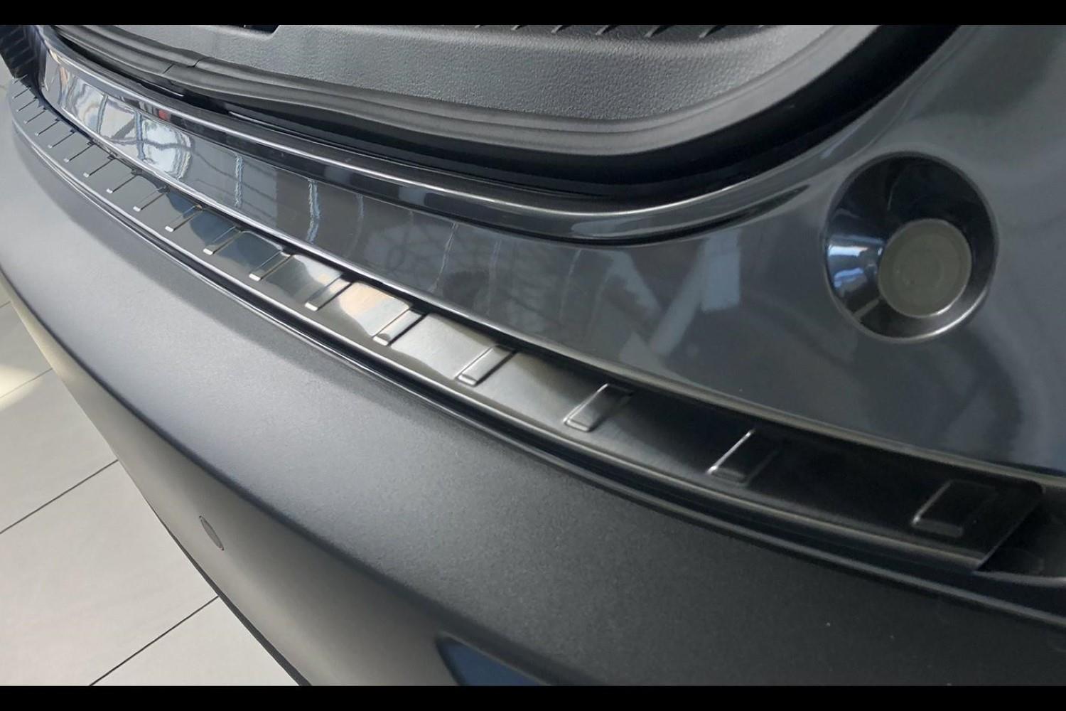 Protection de seuil de coffre Mazda CX-30 (DM) 2019-présent acier inox brossé anthracite
