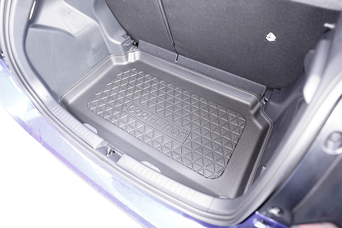 Tapis de coffre convient à Mazda2 Hybrid (XP21) 2022-présent 5 portes bicorps Cool Liner antidérapant PE/TPE caoutchouc