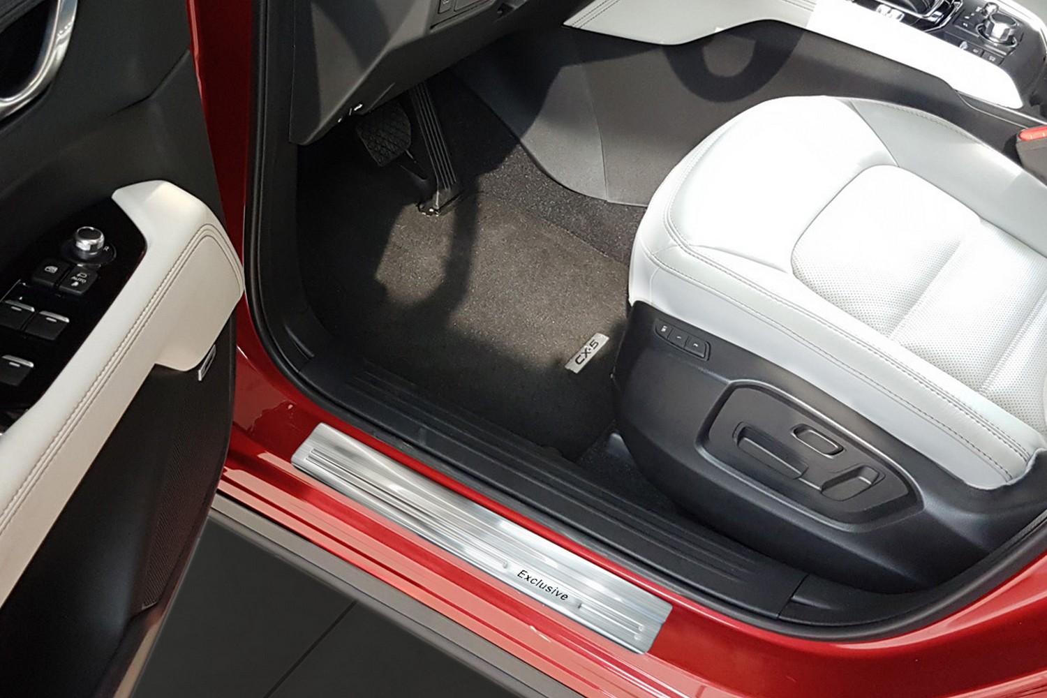 Einstiegsleisten Mazda CX-5 (KF) 2017-heute Edelstahl gebürstet 4-teilig