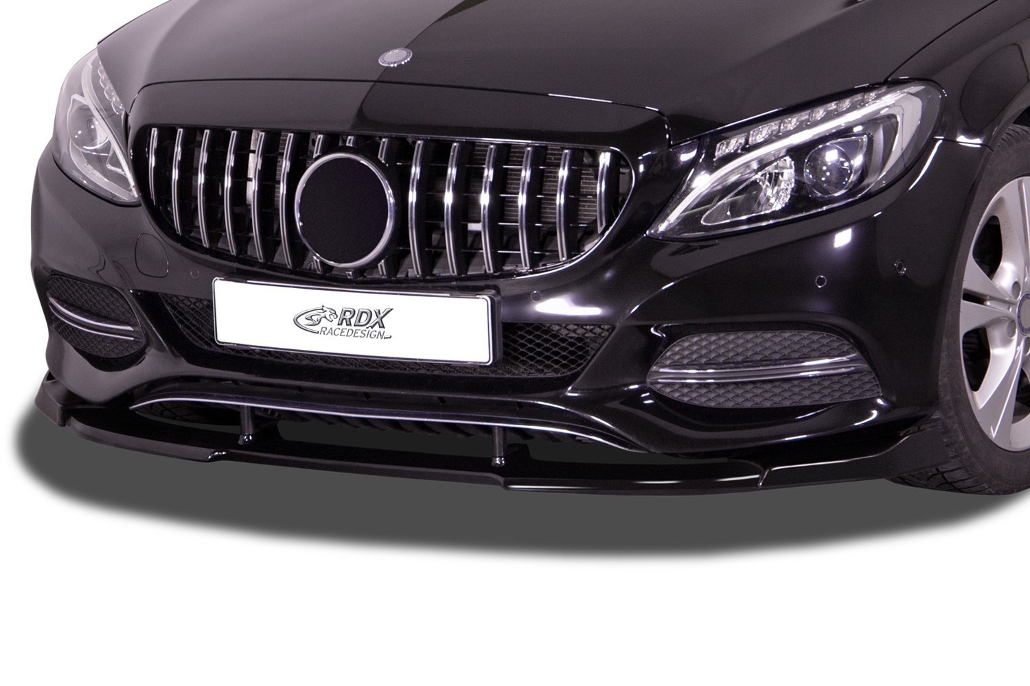 Front spoiler suitable for Mercedes-Benz C-Class estate (S205) 2014-2018 wagon Vario-X PU