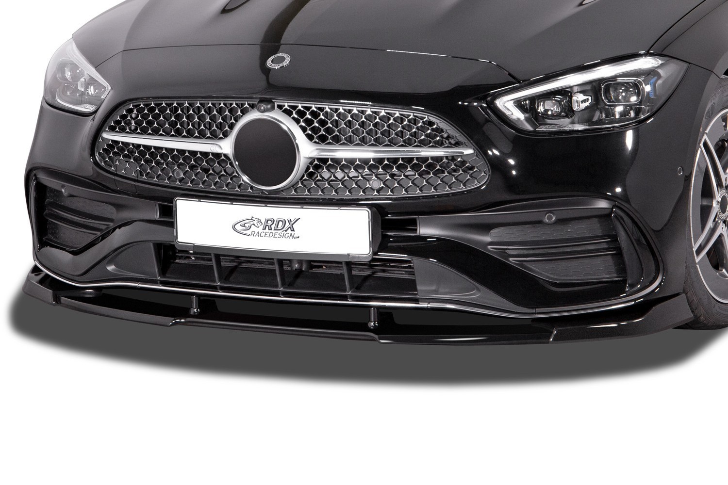 Front spoiler suitable for Mercedes-Benz C-Class estate (S206) 2021-present wagon Vario-X PU