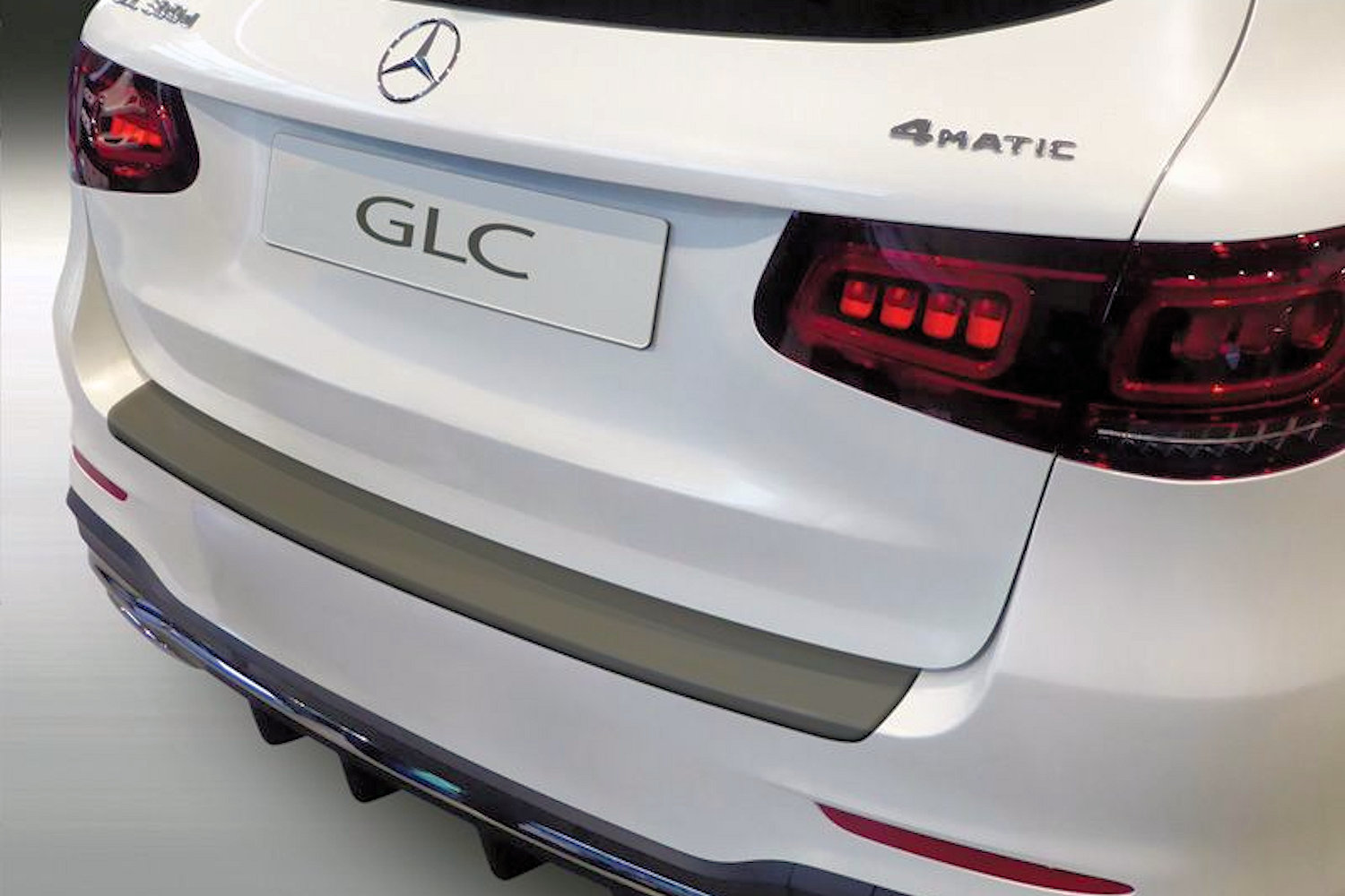 Mercedes-Benz Ladekantenschutz Hochglanz | GLC CPE schwarz (X253) Edelstahl
