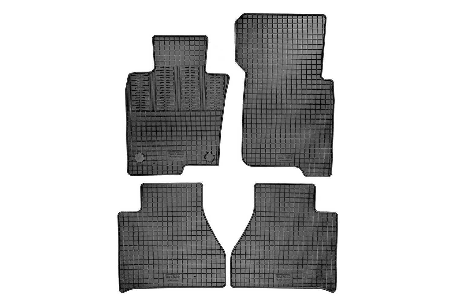 Car mats suitable for Mercedes-Benz X-Class (W470) 2018-2020 rubber