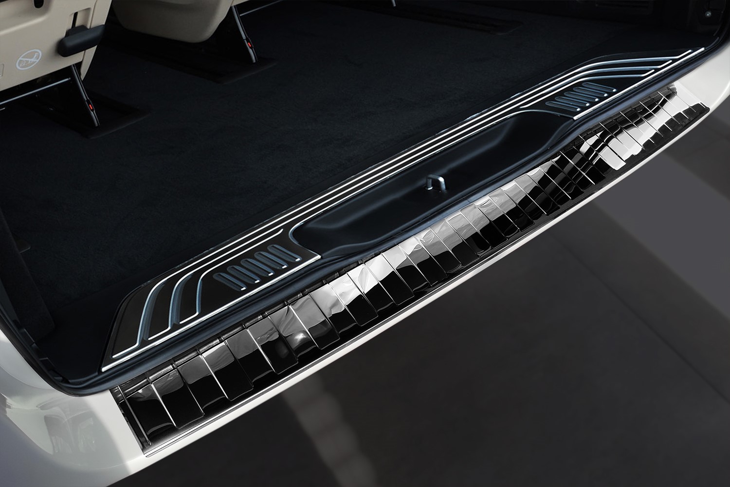 Ladekantenschutz Mercedes-Benz Vito - V-Klasse Hochglanz (W447) CPE | Edelstahl schwarz