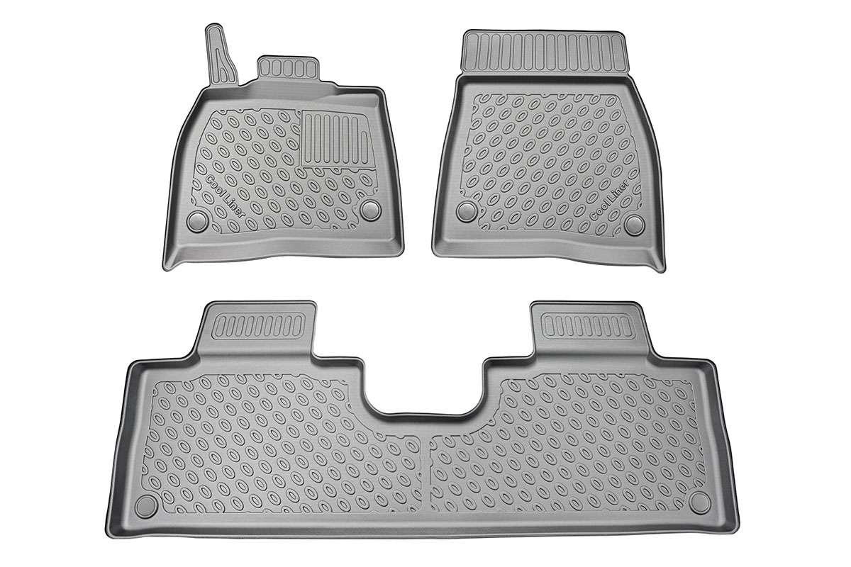 Car mats suitable for Mercedes-Benz EQS SUV (X296) 2022-present Cool Liner PE/TPE rubber