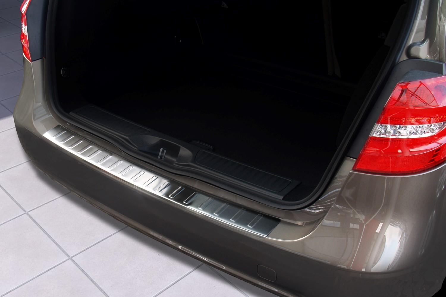 Bumperbeschermer geschikt voor Mercedes-Benz B-Klasse (W246) 2011-2018 5-deurs hatchback RVS geborsteld