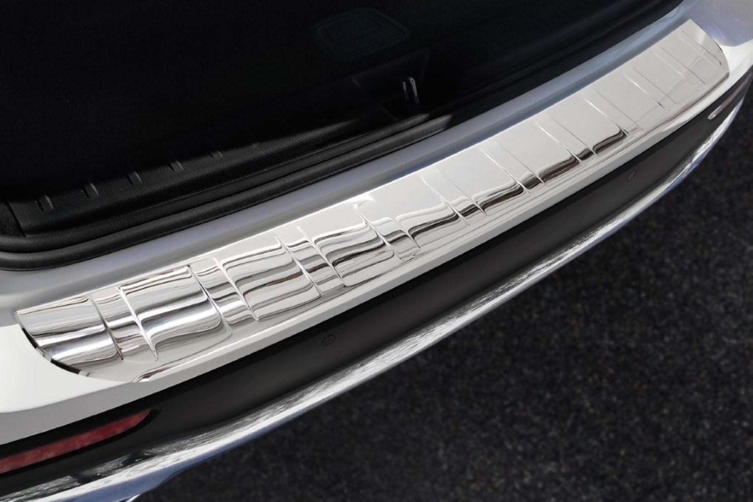 Protection de seuil de coffre Mercedes-Benz GLB (X247) acier inox haute  brillance