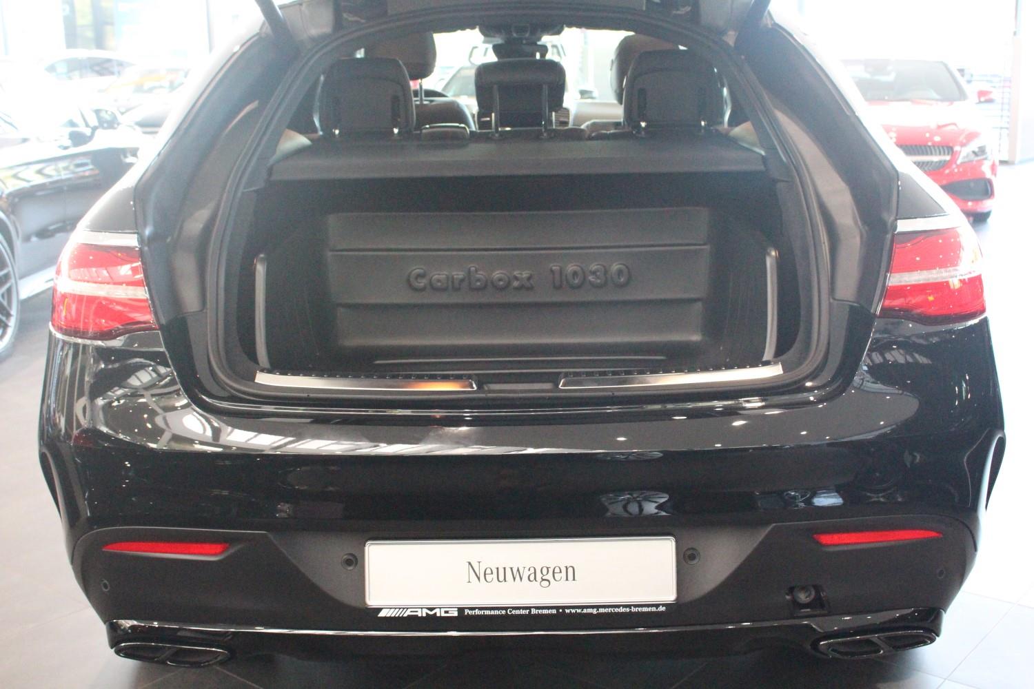 Kofferraumwanne passend für Mercedes-Benz GLE Coupé (C292) 2015-2019 Carbox Classic YourSize 99 x 90 hochwandig