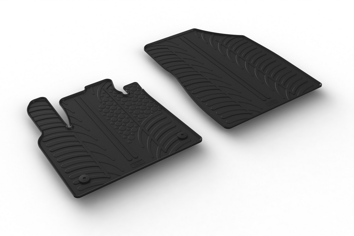 Car mats suitable for Mercedes-Benz Citan (W420) 2021-present Rubbasol rubber