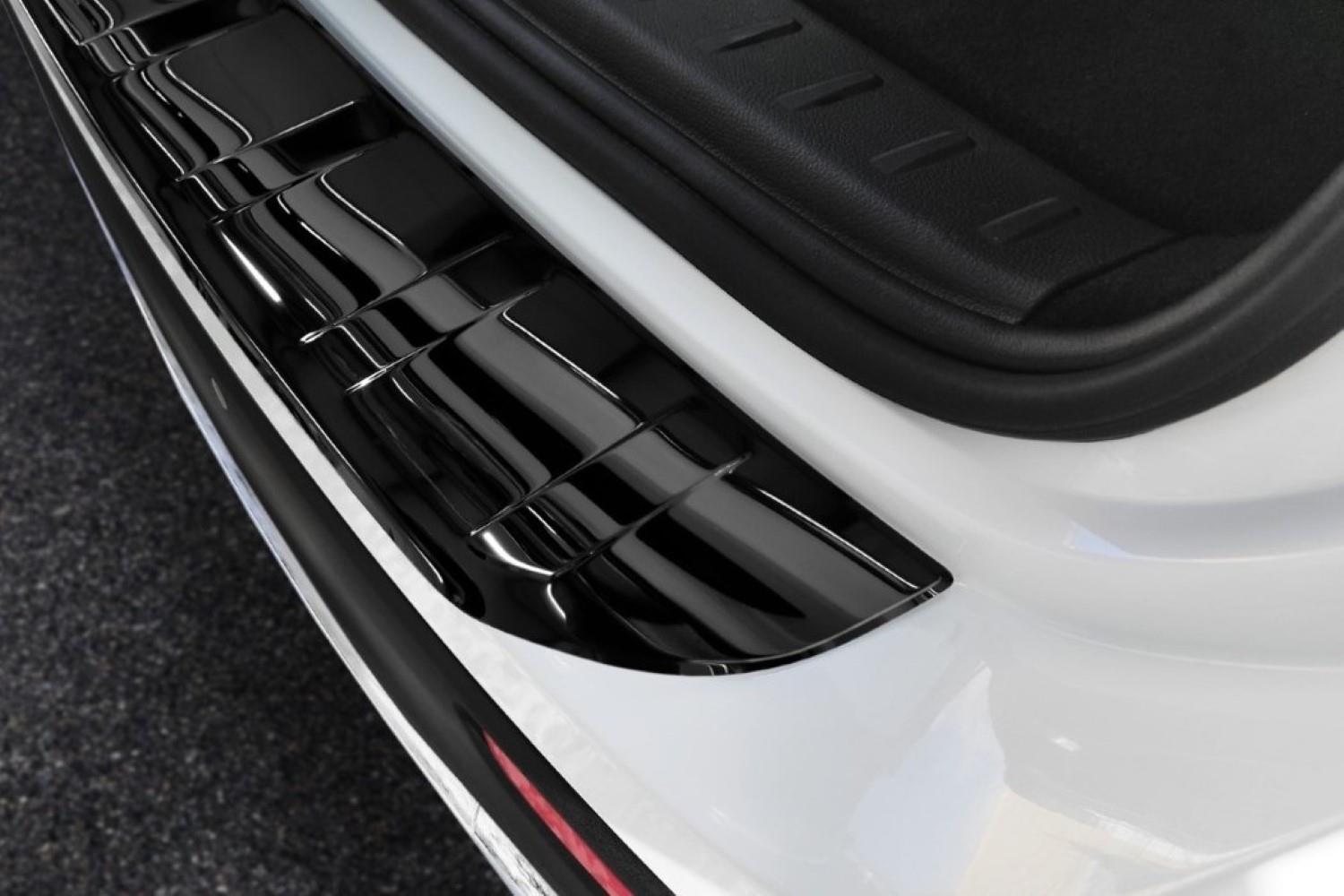 Protection de seuil de coffre convient à Mercedes-Benz GLB (X247) 2019-présent acier inox noir brillant
