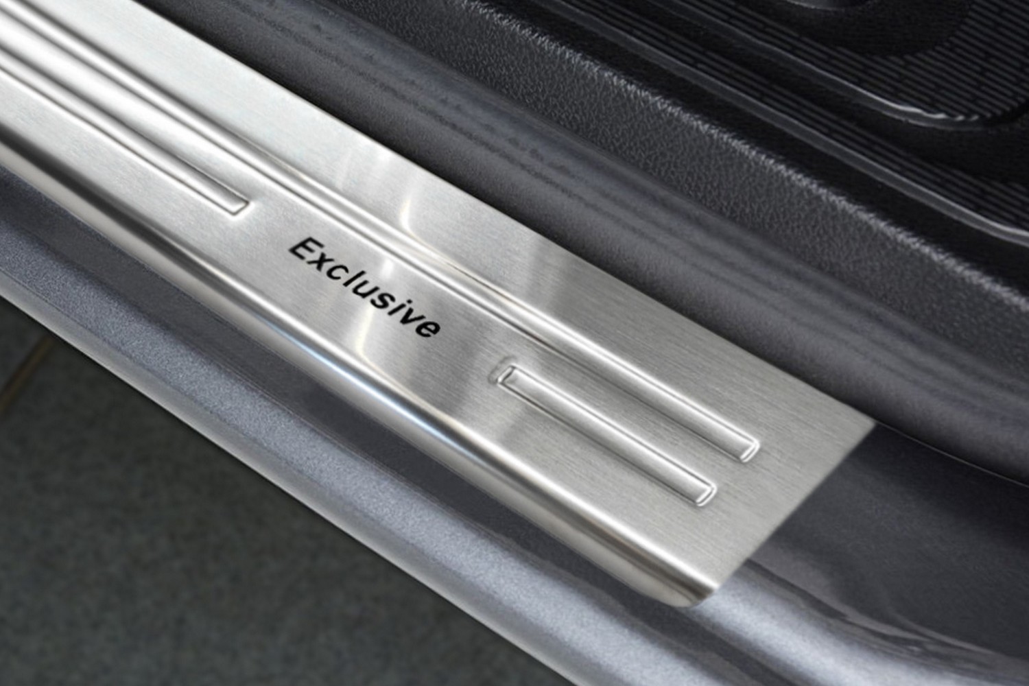 Door sill plates suitable for Mercedes-Benz Vito - V-Class (W447) 2014-present stainless steel brushed 2 pieces