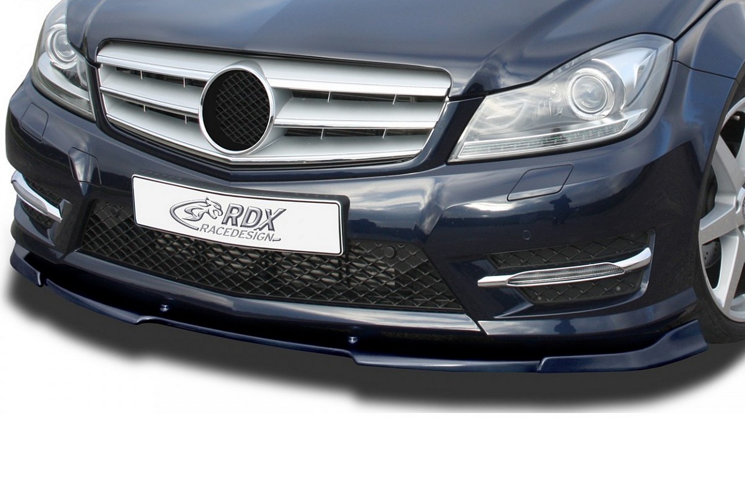 Front spoiler suitable for Mercedes-Benz C-Class (W204) 2007-2011 4-door saloon Vario-X PU