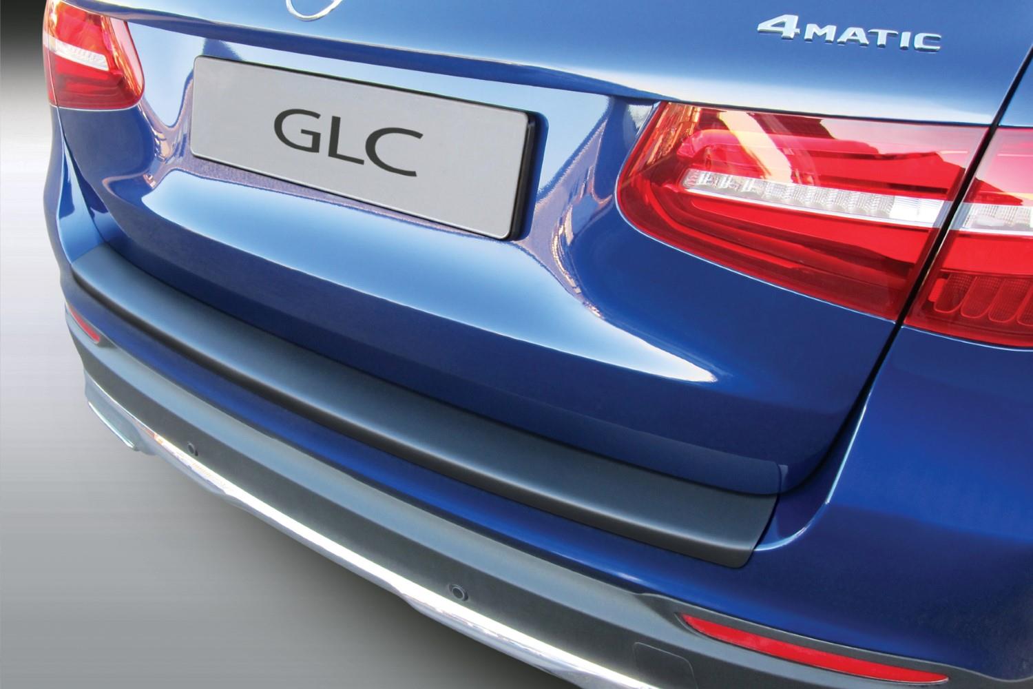 GLC | schwarz Edelstahl (X253) Ladekantenschutz CPE Hochglanz Mercedes-Benz