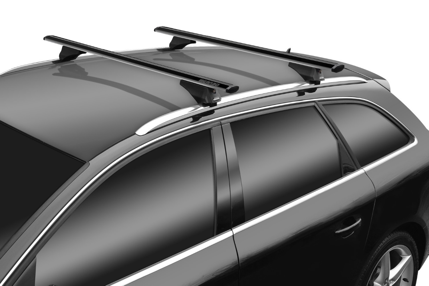Barres de toit convient à Cupra Formentor 2020-présent Menabo Leopard aero noir