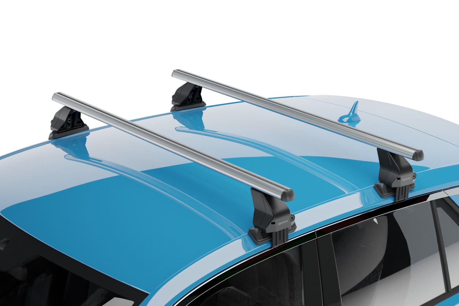 Dachträger passend für Maxus T90 2021-heute Menabo Omega Alu Silber