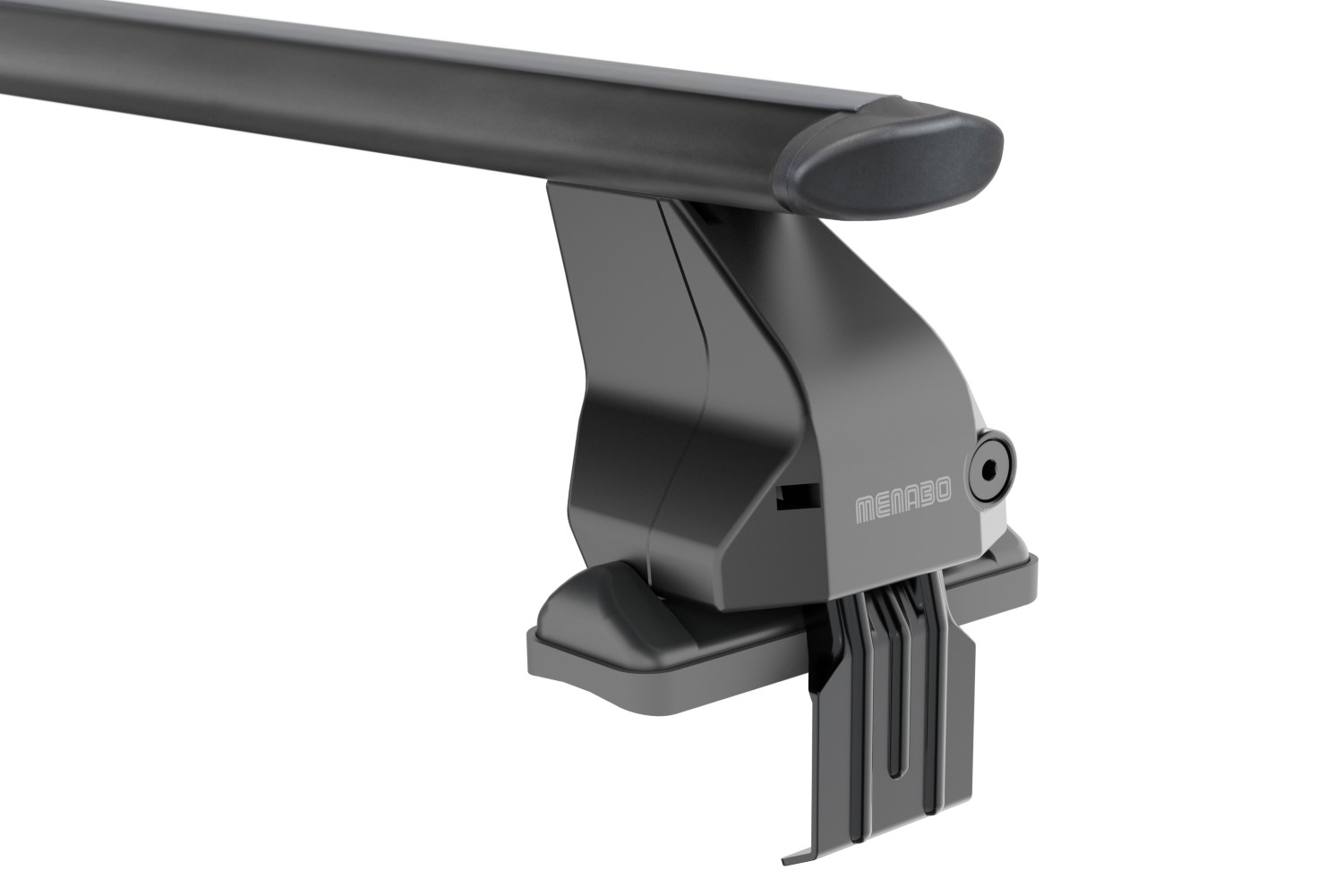 Menabo Omega Plus roof bars set alu black - Dachträger / Relingträger Satz Alu Schwarz - dakdragers set alu zwart - jeu de barres de toit aluminium noir (3) Menabo Omega Plus roof bars set alu black - Dachträger / Relingträger Satz Alu Schwarz - dakdragers set alu zwart - jeu de barres de toit aluminium noir (3)