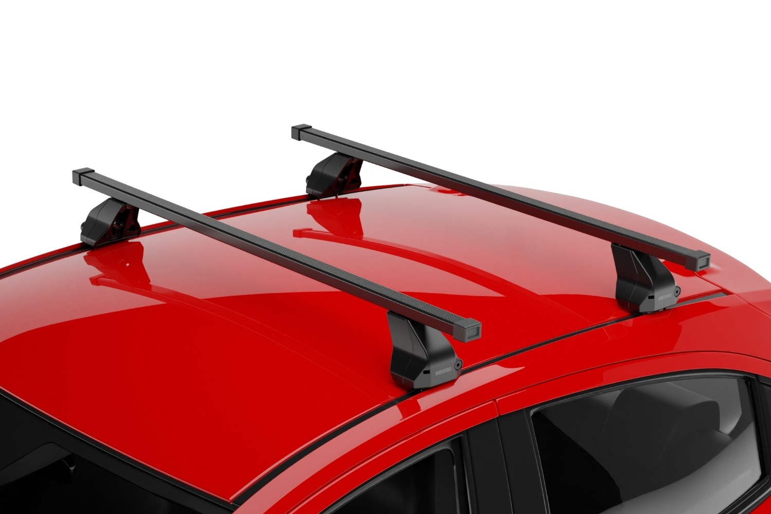 Roof bars suitable for Hyundai i20 (GB) 2014-2020 5-door hatchback Menabo Omega black
