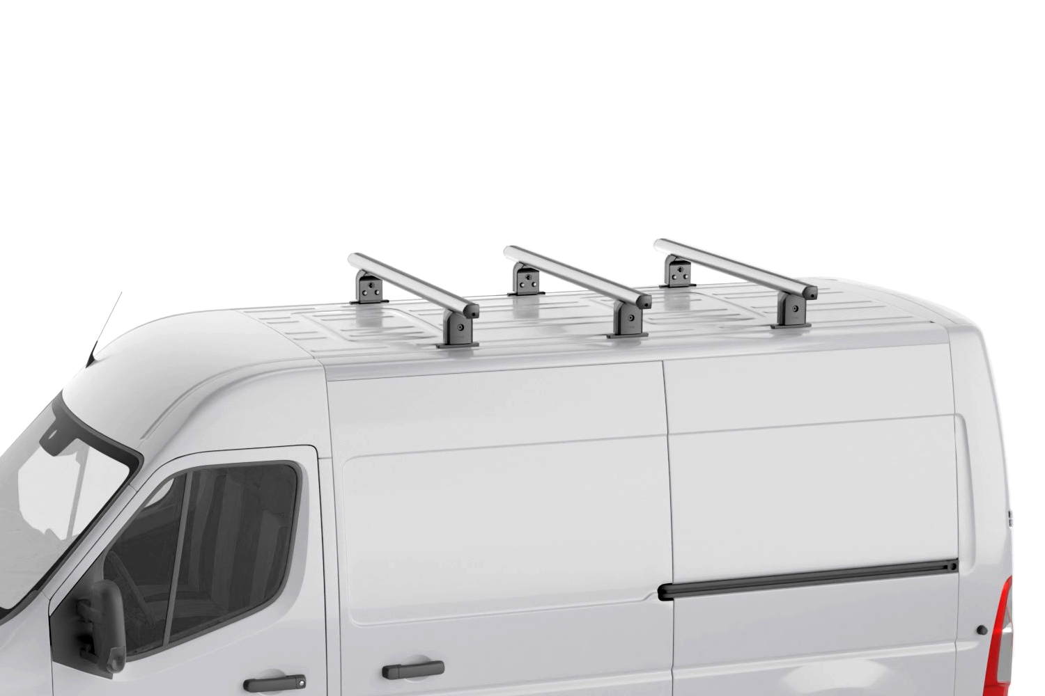 Barres de toit convient à Iveco Daily V 2011-2014 Menabo Professional Airdyn aluminium - 3 barres