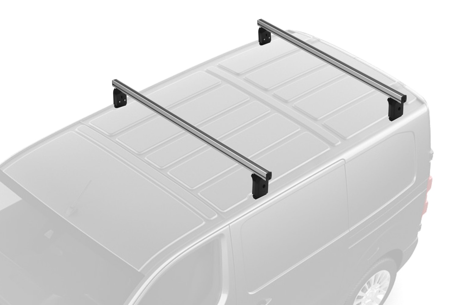 Dakdragers geschikt voor Toyota ProAce Verso II 2016-heden Menabo Professional aluminium - 2 dragers