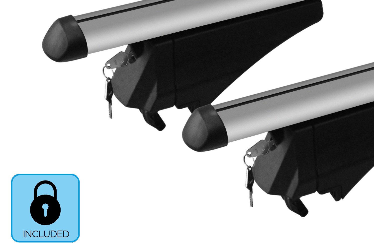 Menabo Tiger roof bars set silver - Dachträger / Relingträger Satz Silber - dakdragers set zilver - jeu de barres de toit argent (4) Menabo Tiger roof bars set silver - Dachträger / Relingträger Satz Silber - dakdragers set zilver - jeu de barres de toit argent (4)