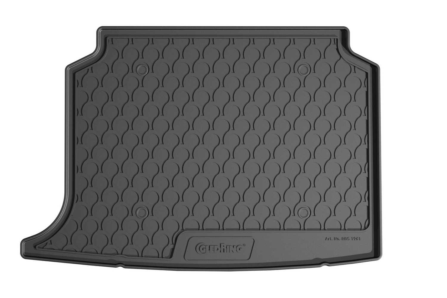Boot mat suitable for MG MG4 EV 2022-present 5-door hatchback anti slip Rubbasol rubber