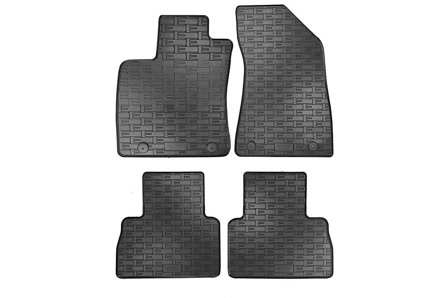 Car mats suitable for MG ZS II EV 2019-present rubber