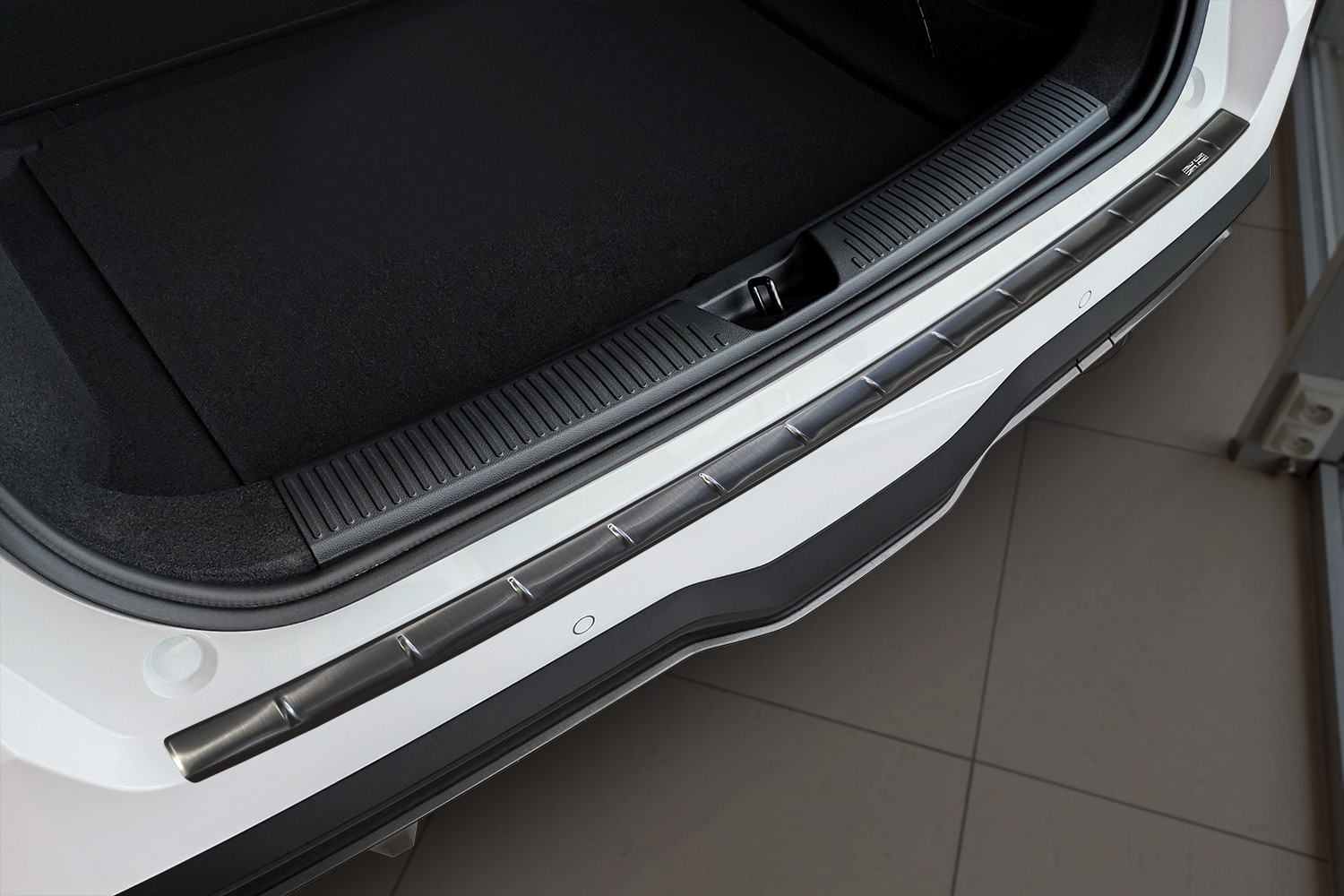 Bumperbeschermer geschikt voor MG4 EV 2022-heden 5-deurs hatchback RVS geborsteld antraciet