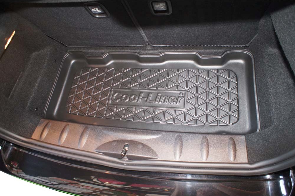 Tapis de coffre convient à Mini One - Cooper (Mk I - Mk II) 2001-2014 3 portes bicorps Cool Liner antidérapant PE/TPE caoutchouc
