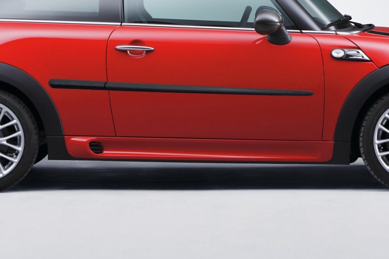 Seitenschutzleisten passend für Mini Cabriolet (Mk I - Mk II) 2005-2009 / 2009-2016 Set