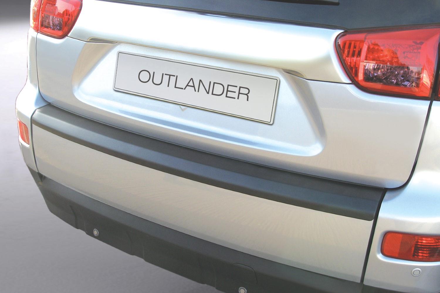 Protection de seuil de coffre Mitsubishi Outlander II 2007-2012 ABS - noir mat