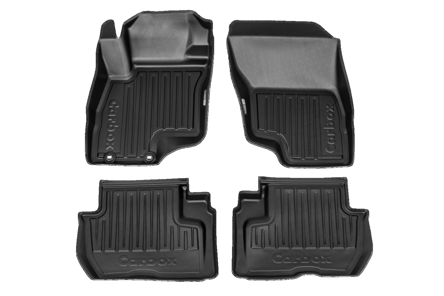 Car mats suitable for Mitsubishi Eclipse Cross 2018-present Carbox Floor PE rubber - front + rear set