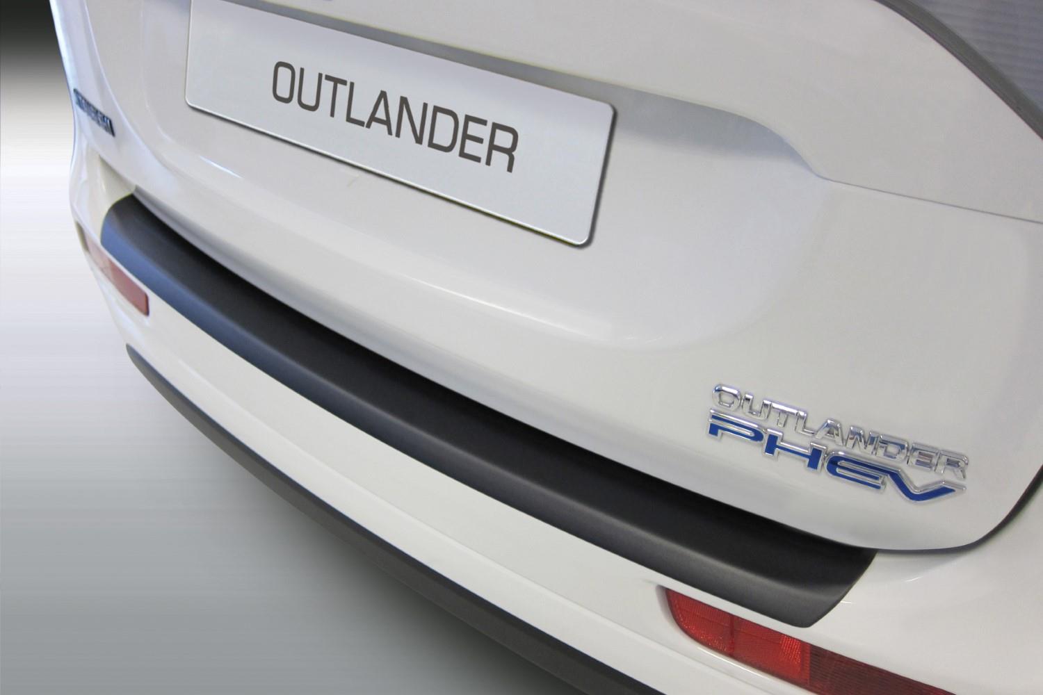 Protection de seuil de coffre Mitsubishi Outlander III 2012-2015 ABS - noir mat