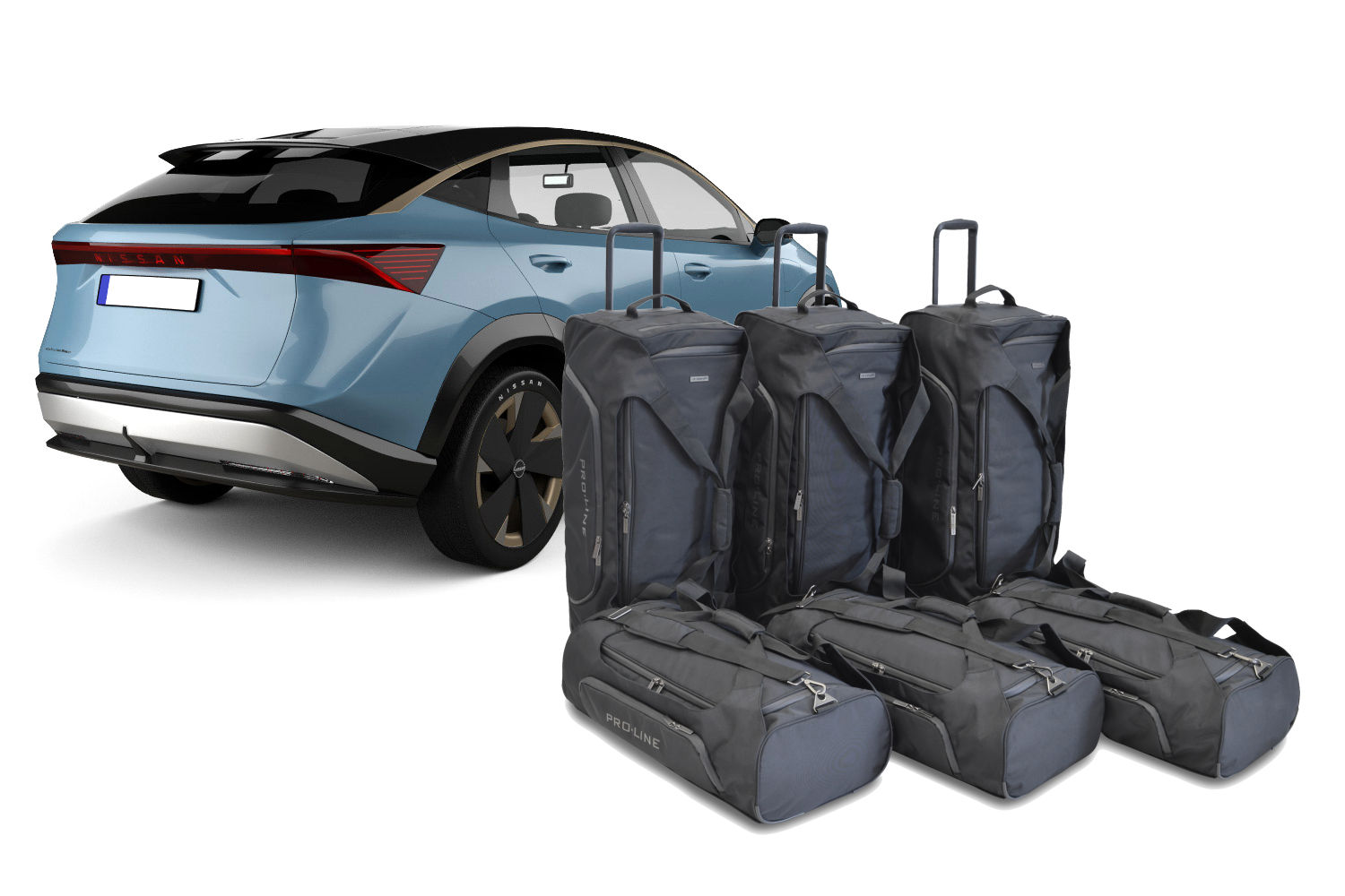 Set de sacs de voyage convient à Nissan Ariya 2022-présent Pro.Line