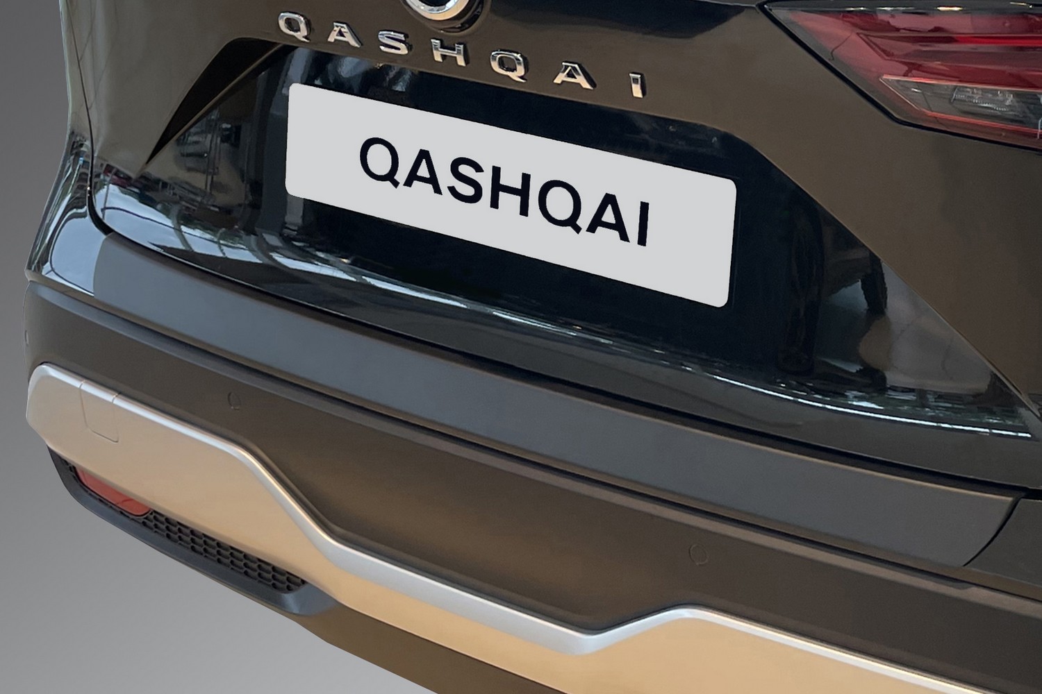 Rear bumper protector suitable for Nissan Qashqai (J12) 2021-present ABS - matt black