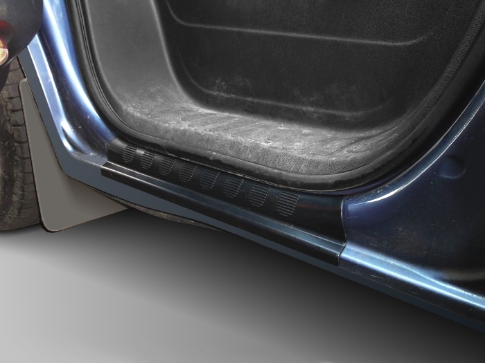 Door sill plates suitable for Renault Master III 2010-2024 PU  - 2 pieces