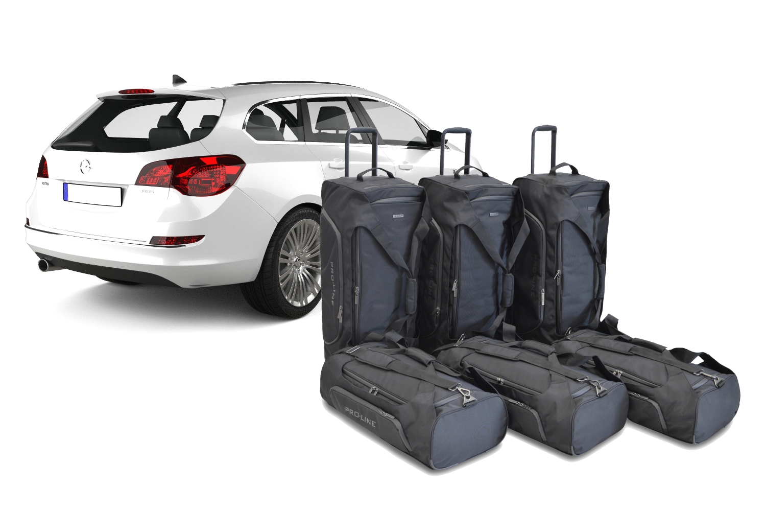Reistassenset geschikt voor Opel Astra J Sports Tourer 2010-2015 wagon Pro.Line