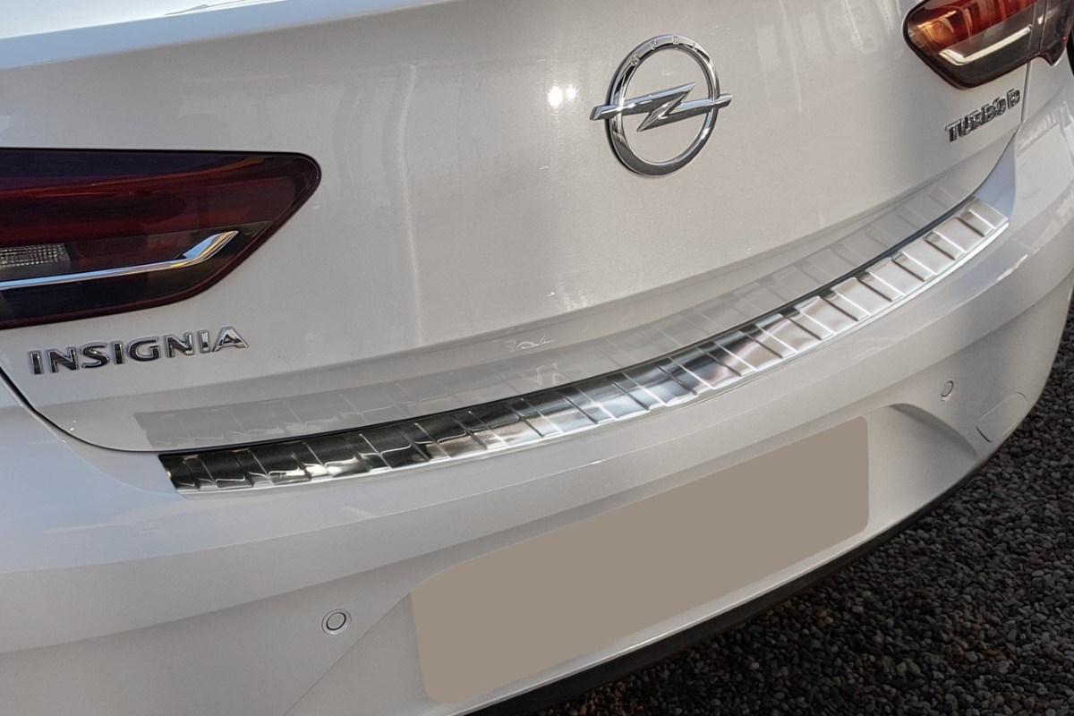 Bumperbeschermer Opel Insignia B Grand Sport 2017-2022 5-deurs hatchback RVS geborsteld