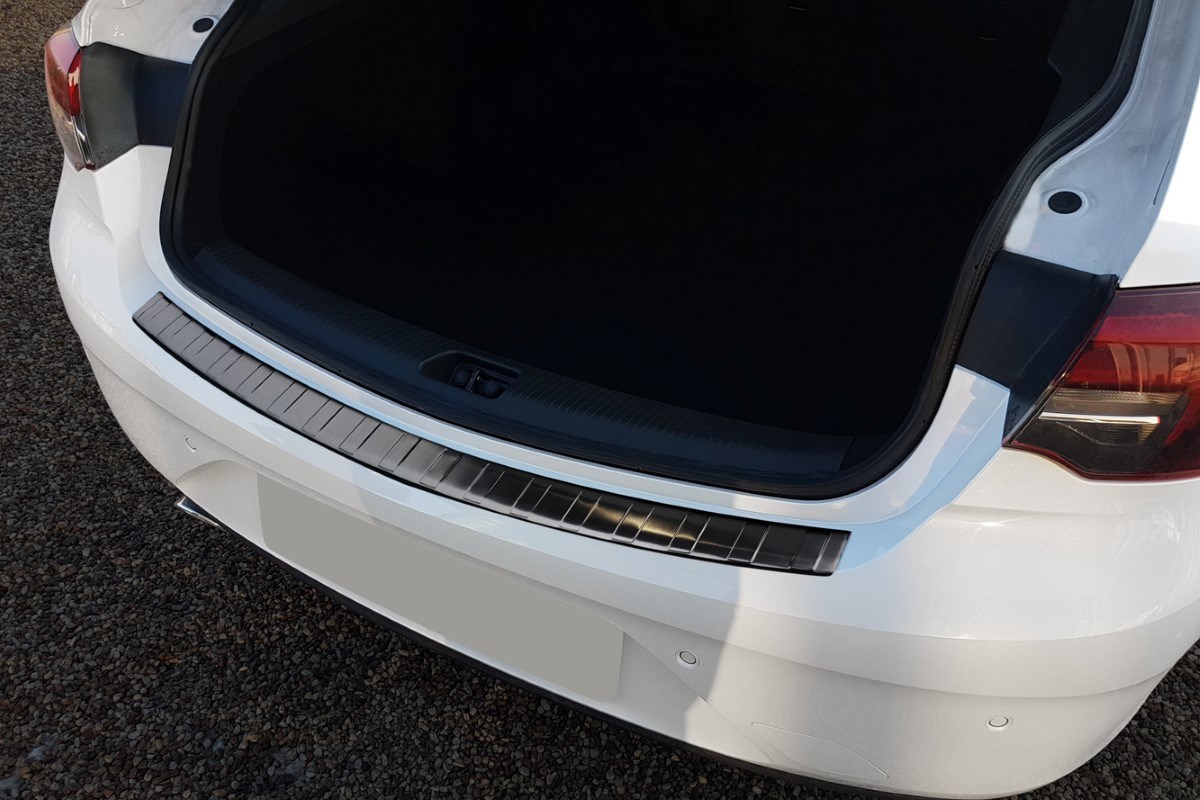 Bumperbeschermer Opel Insignia B Grand Sport 2017-2022 5-deurs hatchback RVS geborsteld antraciet