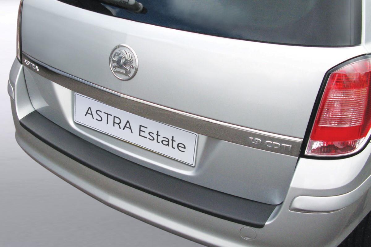Rear bumper protector suitable for Opel Astra H van 2007-2014 ABS - matt black