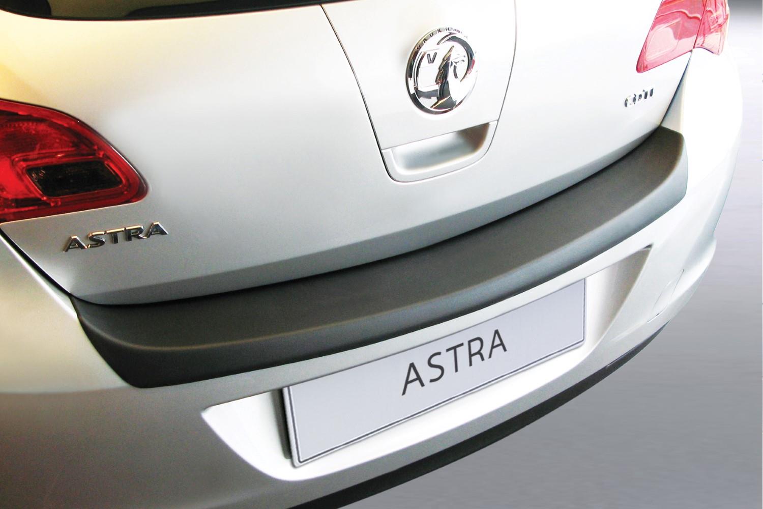 Bumperbeschermer geschikt voor Opel Astra J 2009-2012 5-deurs hatchback ABS - matzwart