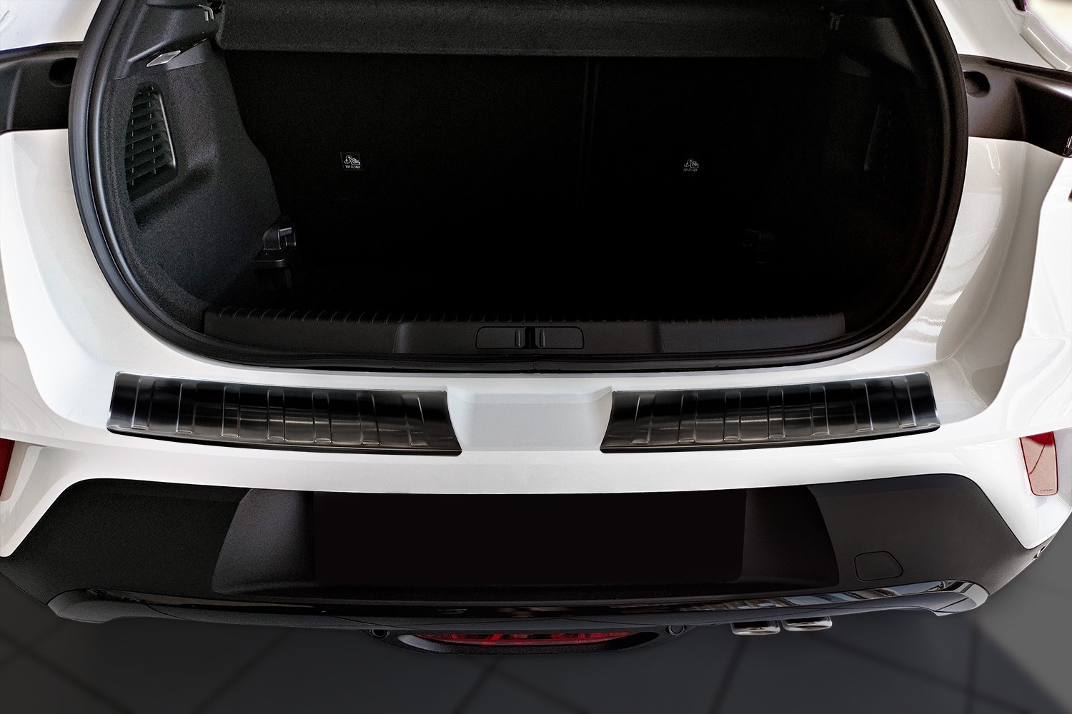 Bumperbeschermer Opel Mokka B 2020-heden RVS geborsteld antraciet
