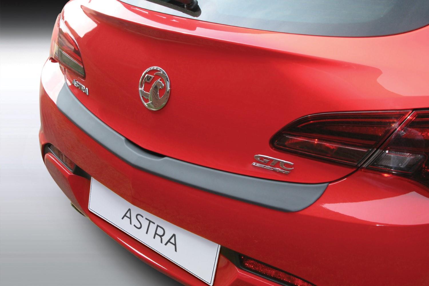 Bumperbeschermer Opel Astra J GTC 2011-2015 3-deurs hatchback ABS - matzwart