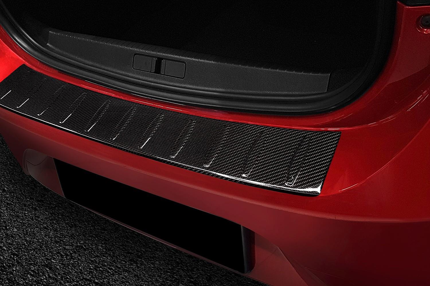 Protection de seuil de coffre Opel Corsa F 2019-présent 5 portes bicorps carbone