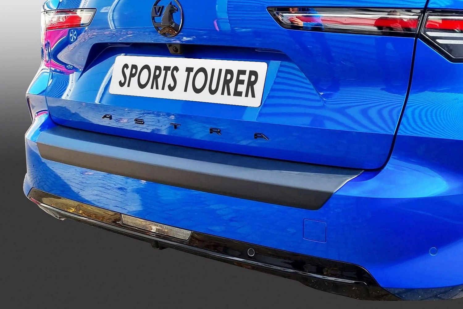Rear bumper protector geschikt voor Opel Astra L Sports Tourer 2021-heden wagon ABS - matzwart