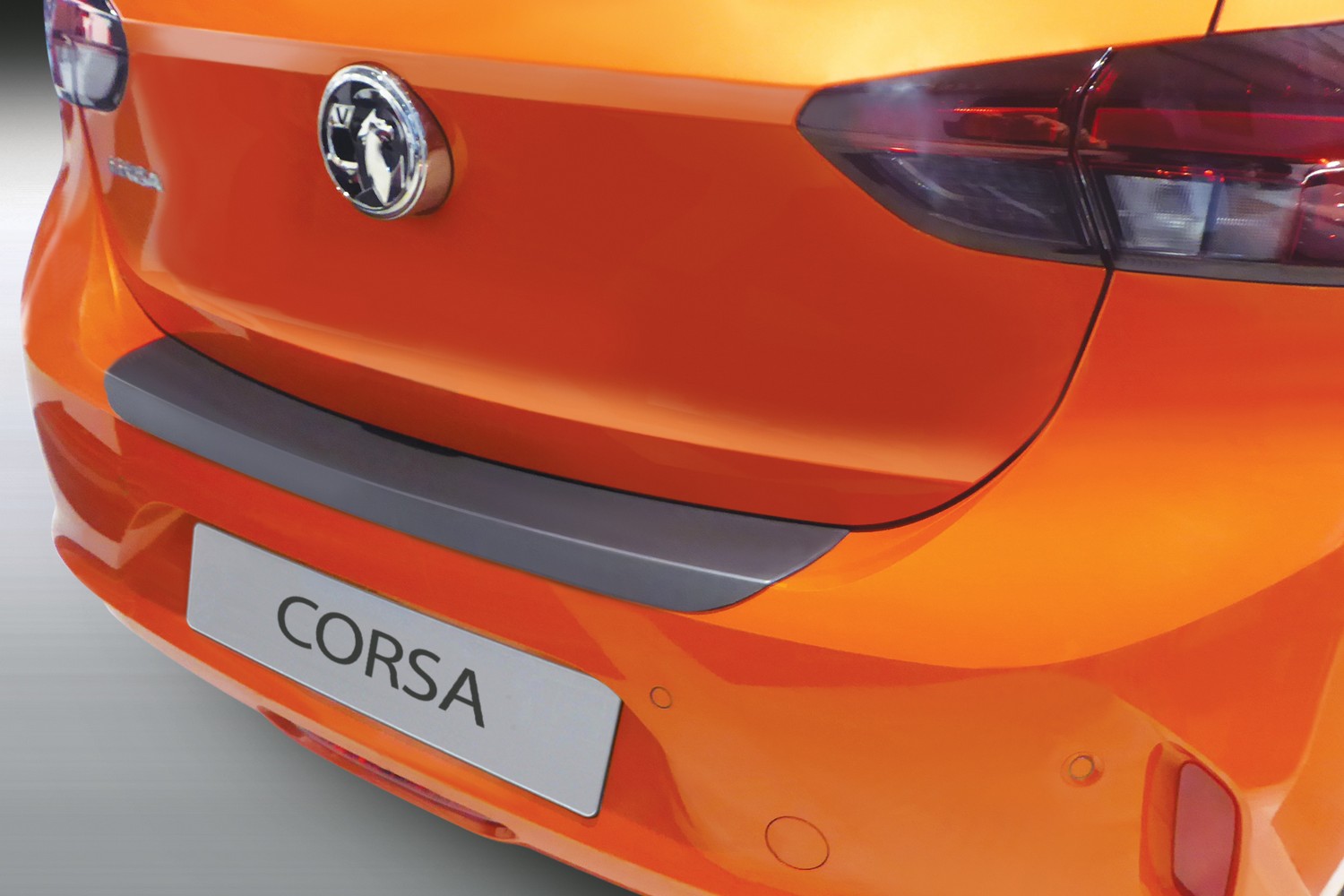Protection de seuil de coffre Opel Corsa F 2019-présent 5 portes bicorps ABS - noir mat
