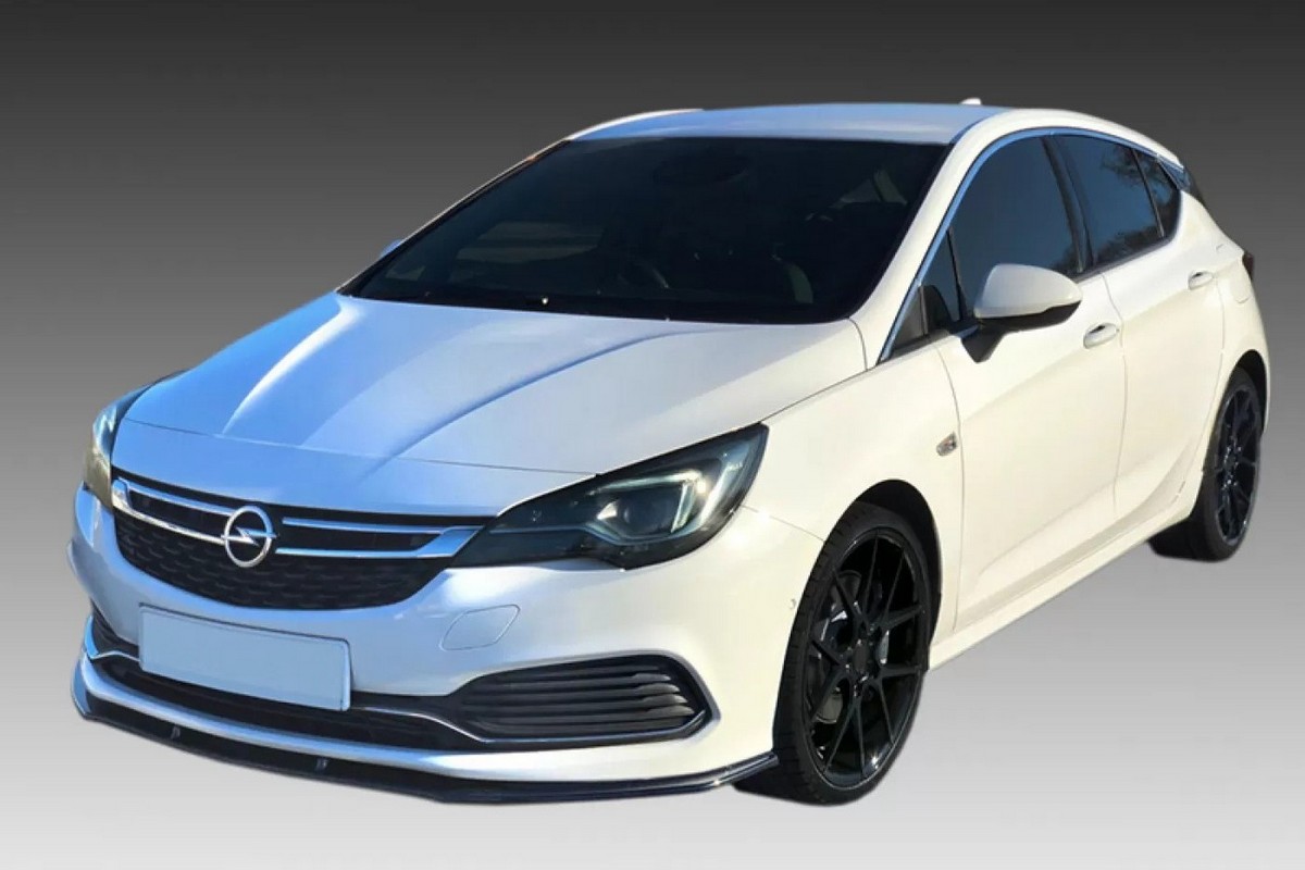 Spoiler avant Opel Astra K 2015-2021 5 portes bicorps ABS